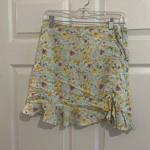Forever 21 Floral Mini Skirt